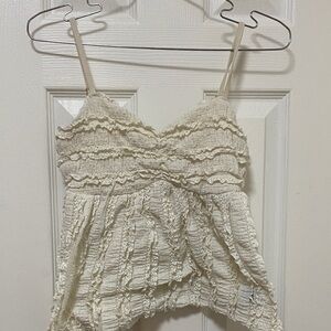 SHEIN Cream Lace Camisole